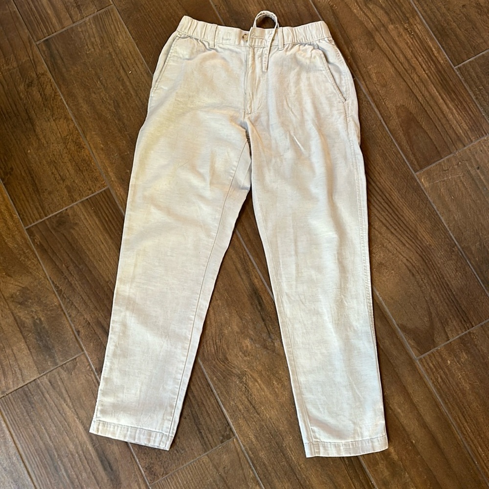 Men's Beige Casual Pants